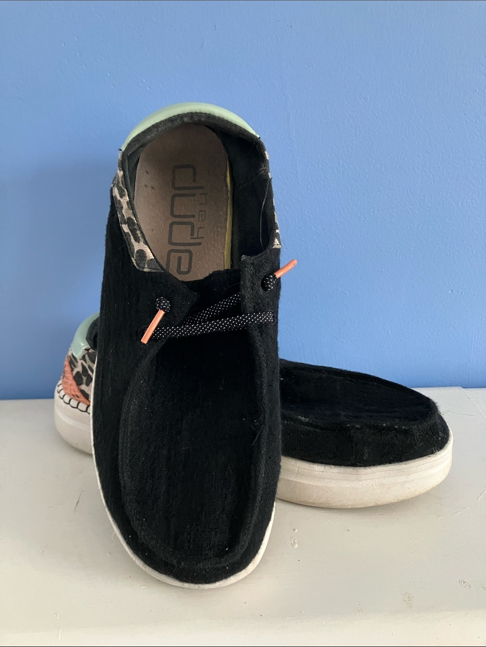 Hey Dude - Women’s Wendy Rise Punk Black Shoes - 8
